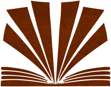 Open book with pages fanning like rays of light